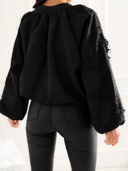 Bomber jakna Italy Moda crna