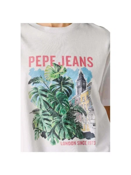 Tricou Pepe Jeans alb