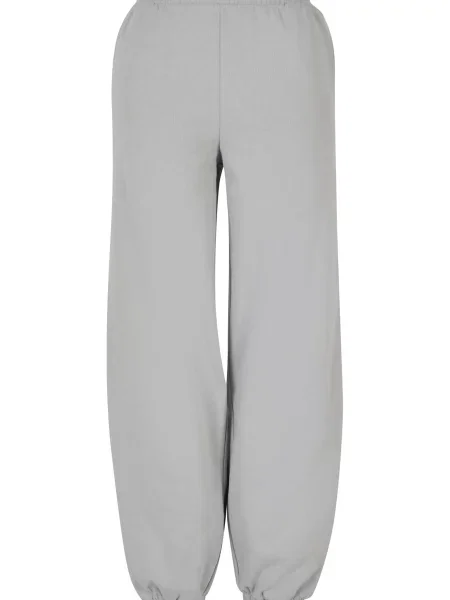Pantaloni de trening Urban Classics cu talie înaltă gri