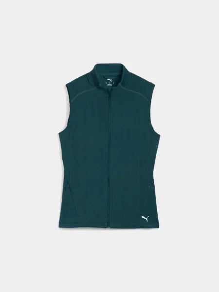 Жилет з утеплювачем PUMA W Run Cloudspun Warmlbl Vest комбінований верх зелений