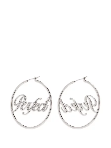 Cercei Marc Jacobs de cristal argintiu