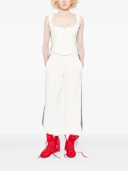 Leopardí tenisky Adidas Superstar s potiskem po kolena bílé