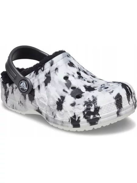 Chodaki Dla Dzieci Crocs Baya Printed Lined Clog białe