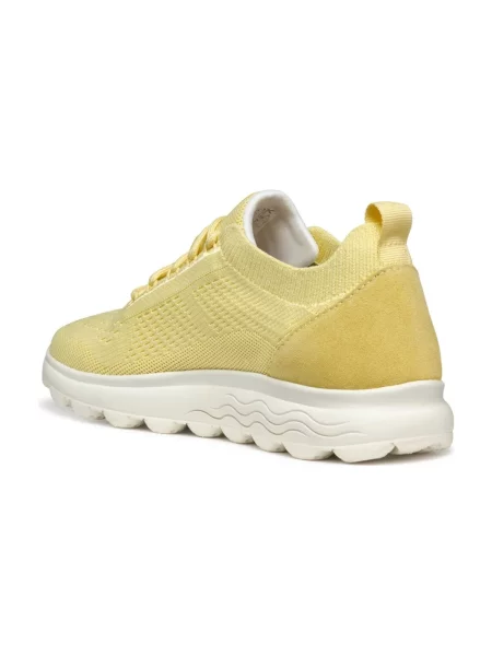 Sneakersy Geox skórzane żółte