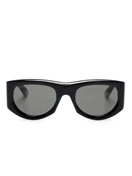 Ochelari de soare Gucci Eyewear cu imprimeu geometric negru