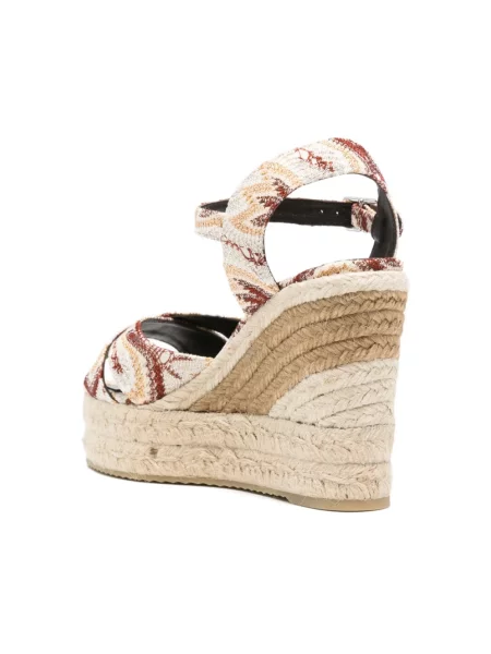 Sandały Missoni na koturnie