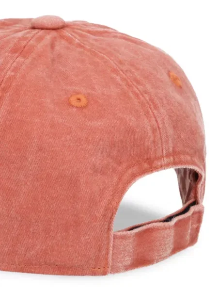 Hímzett baseball sapka Armani Exchange narancsszínű