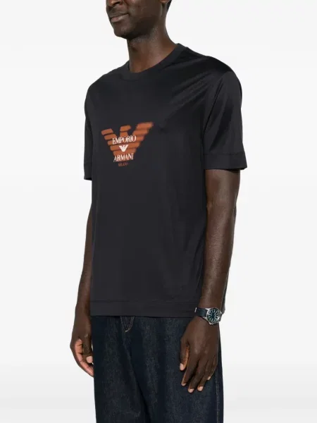 Μικρός μπλούζα Emporio Armani με σχέδιο μαύρο