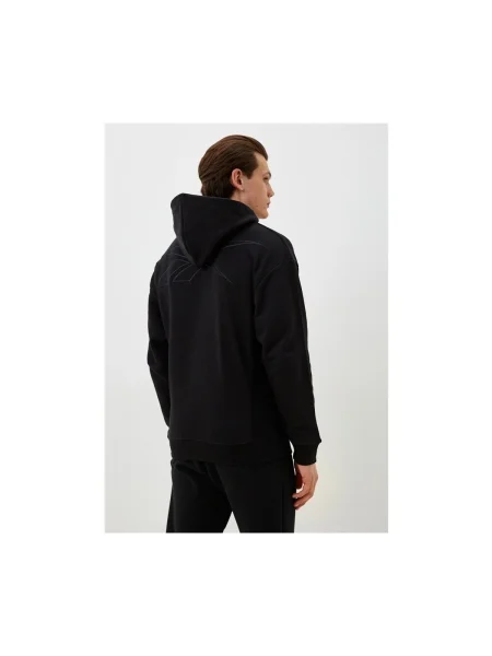 Kapucnis szvetter Reebok Sport fekete