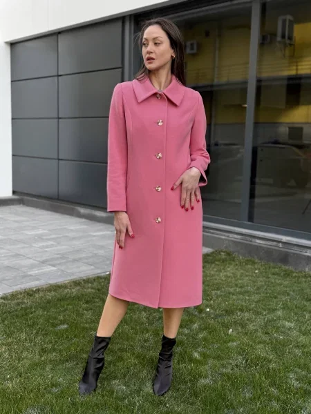 Пальто CAT ORANGE вовна/поліамід рожевий