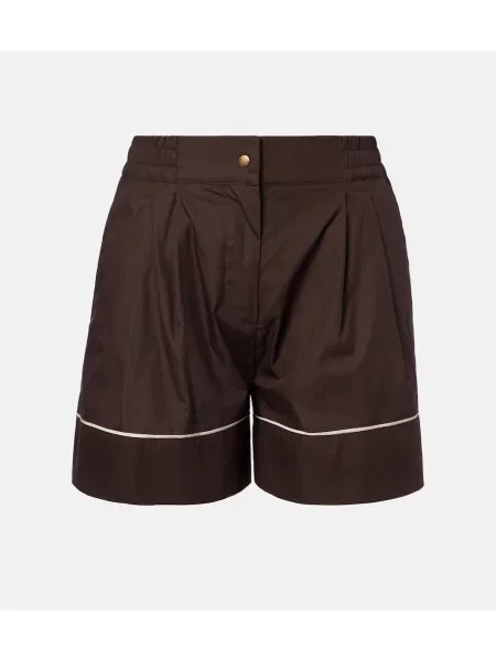 Pantaloni scurți Moncler maro