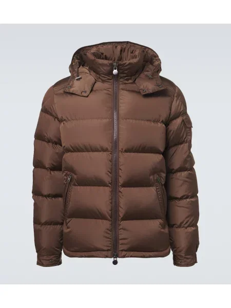 Geacă cu puf Moncler Maya maro