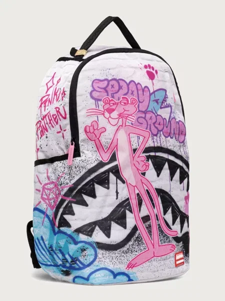 Sprayground nahrbtnik PINK PANTHER bela