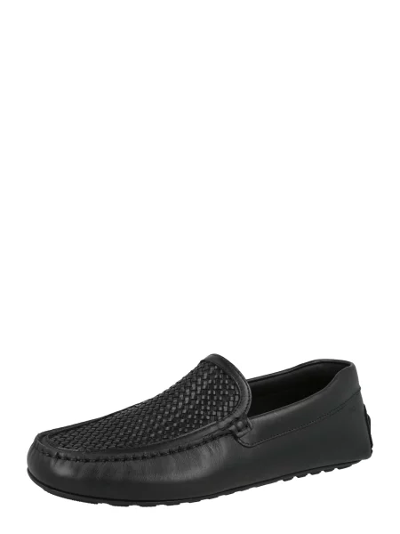 BOSS BLACK De piele mocasini Noel_Mocc_ltwvr negru