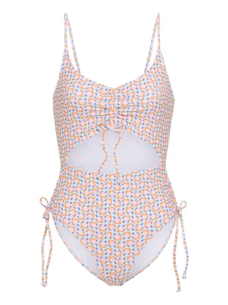 LSCN by LASCANA Costum de baie întreg indigo / mentă / portocaliu închis / rosé verde