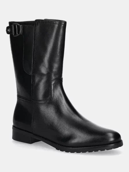 Lauren Ralph Lauren cizme de piele Tasha Mid negru