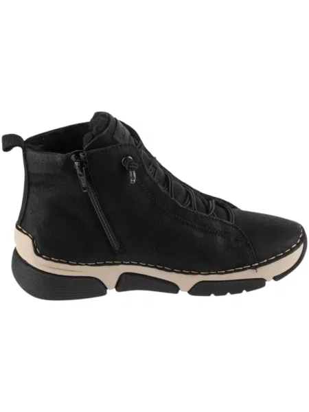Botine Rieker cu șireturi negru