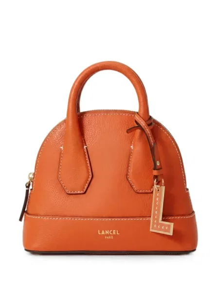 Geantă shopper Lancel cu imagine portocaliu