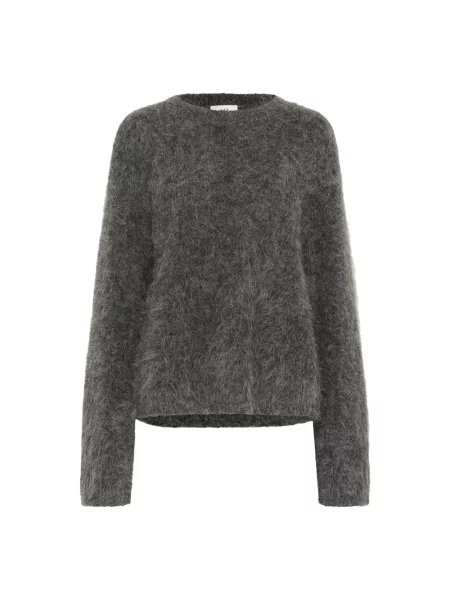 Dzianinowy sweter Karen By Simonsen szary