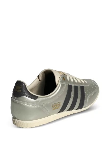 Sneakerși Adidas Gazelle din piele cu dungi argintiu