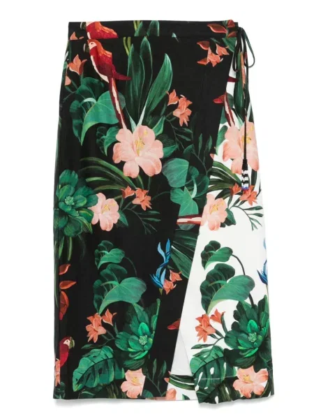 Fustă midi Farm Rio până la genunchi negru