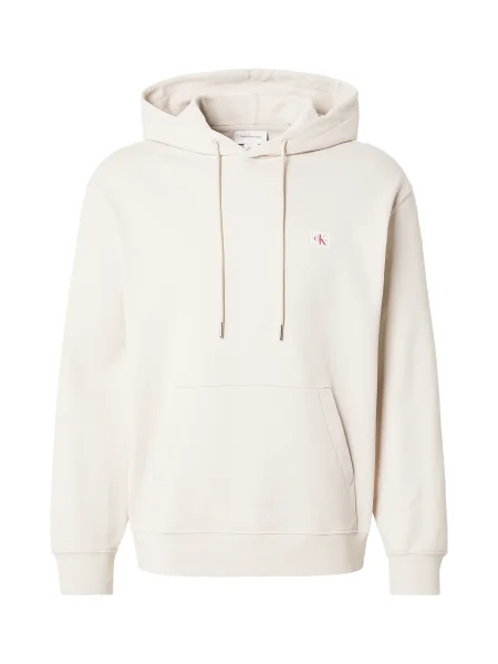 Palton Calvin Klein Jeans din material terry bej