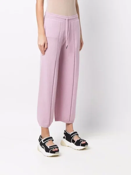 Plisované kalhoty Stella Mccartney růžové