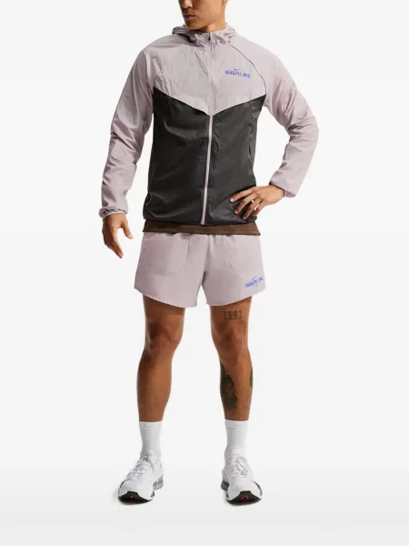 Geacă Nike alergare gri