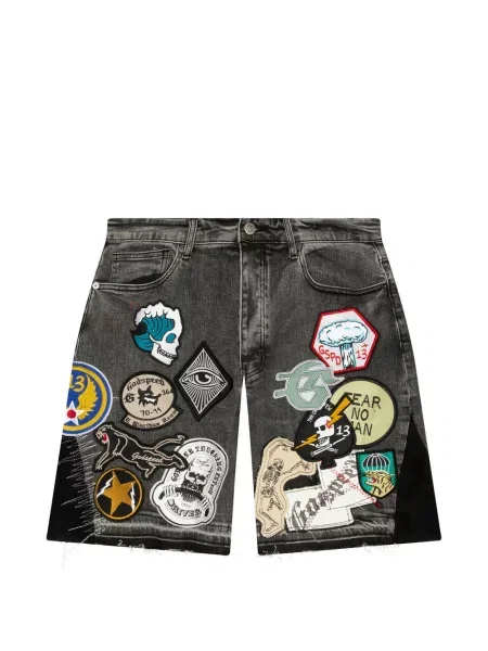 Pantaloni scurți din denim Godspeed gri