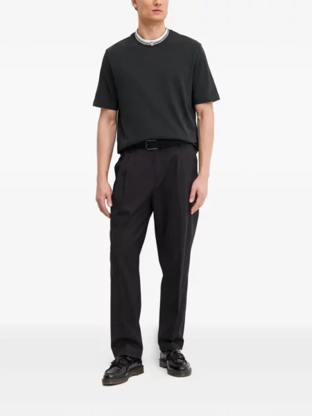 Tricou Armani Exchange cu autograf verde