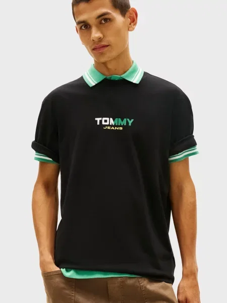 Футболка Tommy Jeans чорна