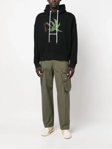 Hanorac cu glugă Palm Angels negru