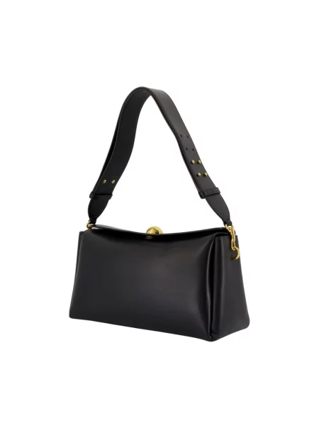 Torebka crossbody Ami Paris skórzana czarna