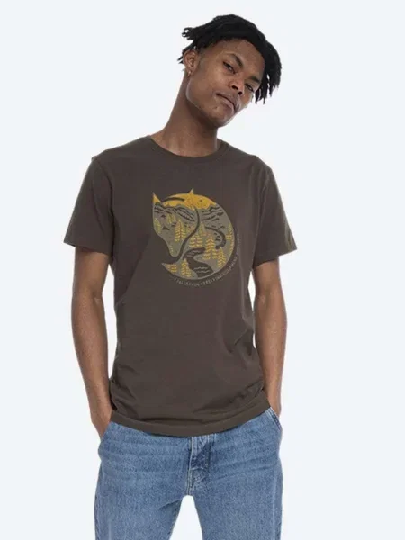 Kratka majica Fjallraven zelena