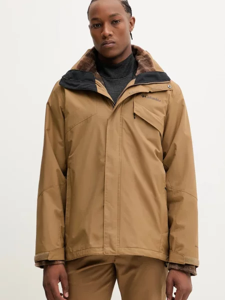 Columbia kurtka outdoorowa Bugaboo III brązowy beżowa