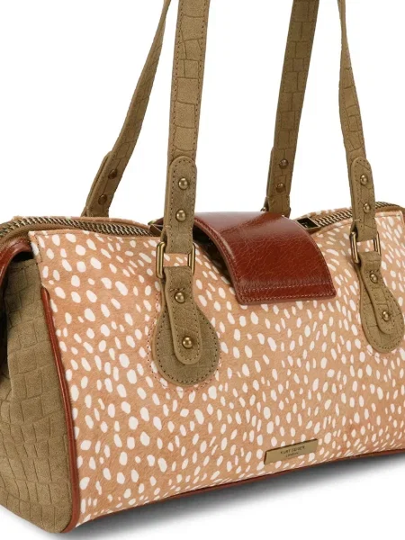 Kurt Geiger London torebka skórzana Marylebone beżowa