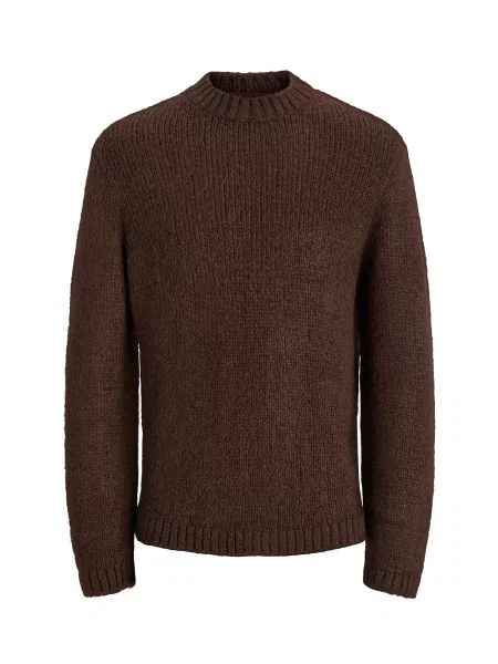 JACK & JONES Pulover JOR Salamanco închis maro