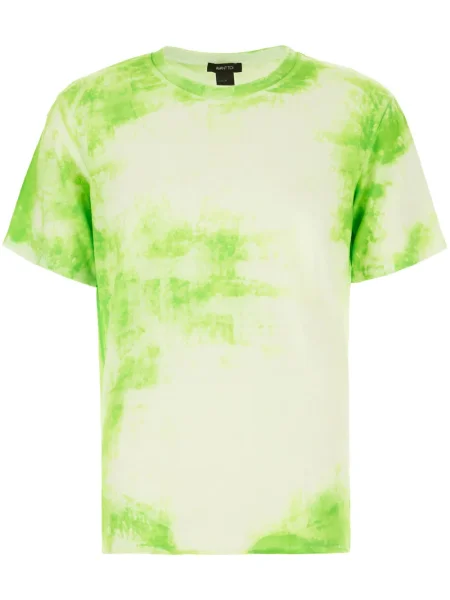 Tricou Avant Toi cu imagine cu imprimeu abstract verde