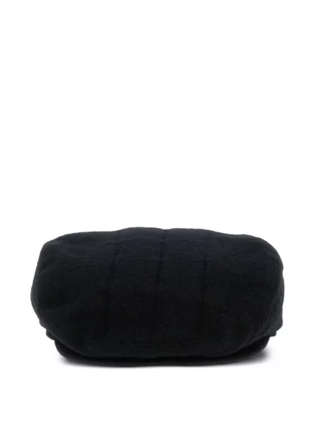 Prošívaný lov čepice Yohji Yamamoto černý