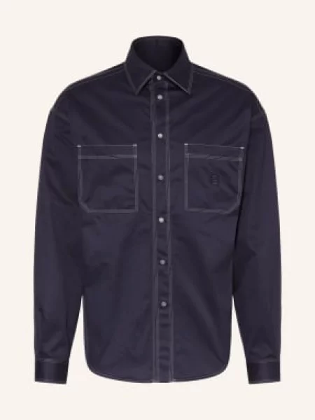 Fendi Košile Comfort Fit tmavě modrá