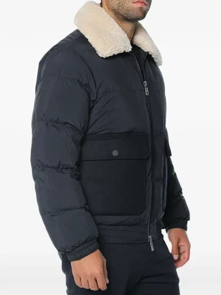 Geacă cu puf Armani Exchange albastru