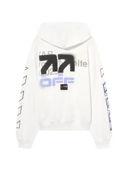 Hanorac cu glugă L/ab C/o Off-white alb