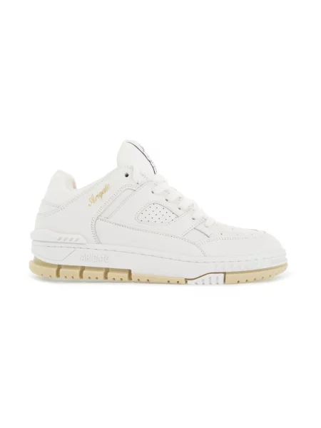 Axel Arigato Obuwie Kobieta 37 EU Vintage Basketball Style Skórzane Sneakersy biały