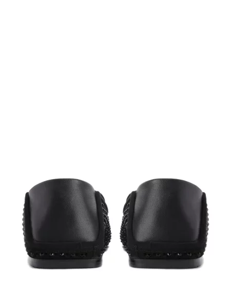 Stras pantofi loafer Giuseppe Zanotti negru