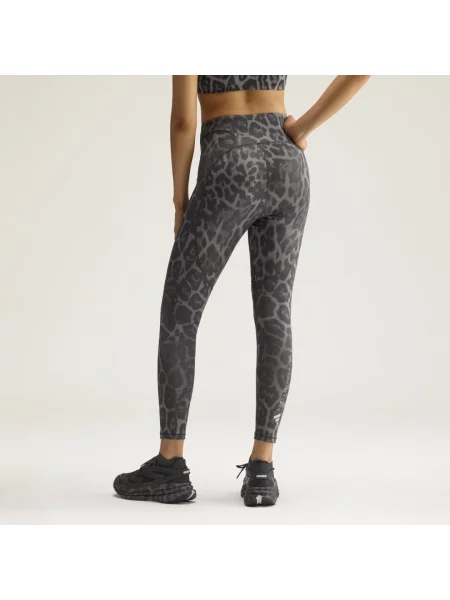 Vzorované sportovní legíny adidas by Stella McCartney šedé
