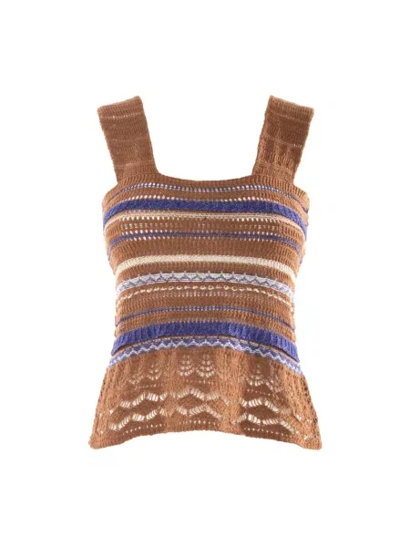 Top Nenette brązowy