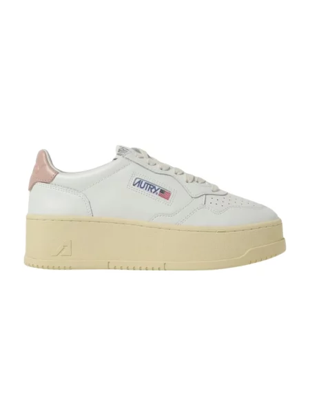 Sneakersy Autry na platformie białe