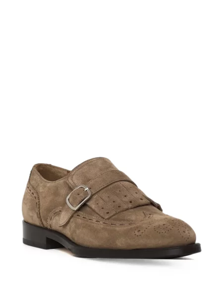 Pantofi monk Doucal's cu bretele maro