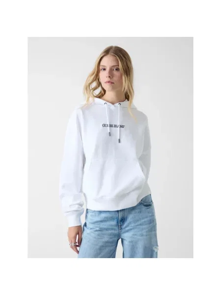 Guess Jeans Bluza Oversize biały