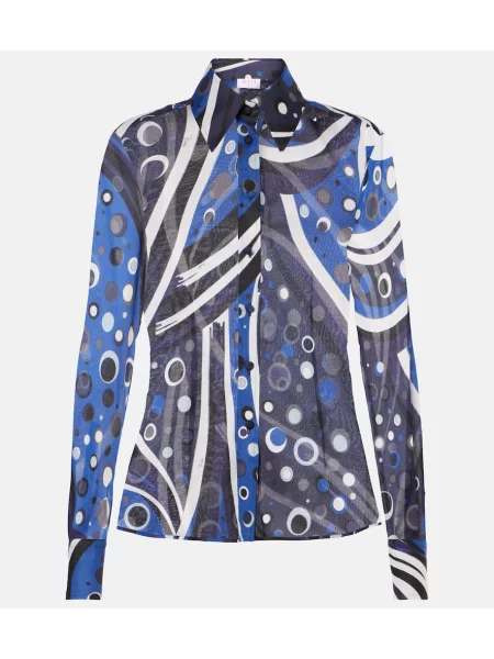Cămașă Pucci din muselină